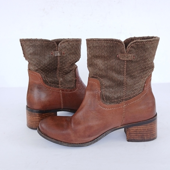 Diba True Leather Boots Size 8.5 Brown - Picture 5 of 6